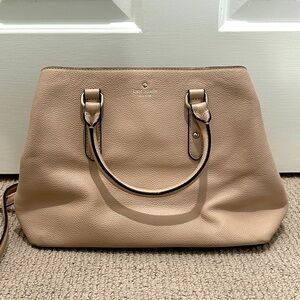 Kate Spade Satchel, Light Sand/Taupe